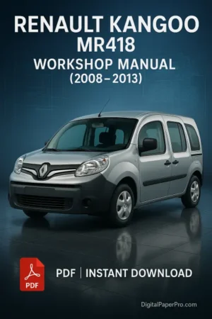 RENAULT Kangoo MR418 Workshop Manual (2008-2013)