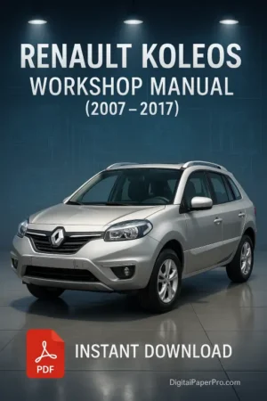 Renault Koleos Workshop Manual (2007-2017)