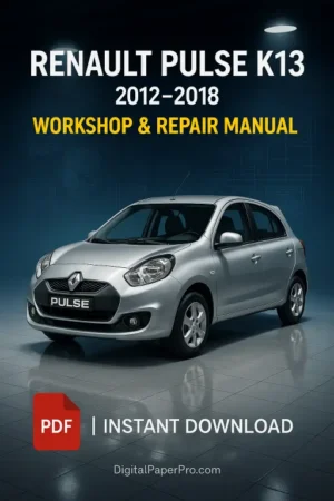 Renault Pulse K13 Workshop Manual (2012-2018)