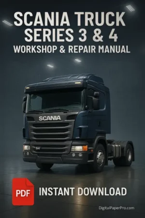 Scania Truck Series 3 & 4 Workshop Repair Manual