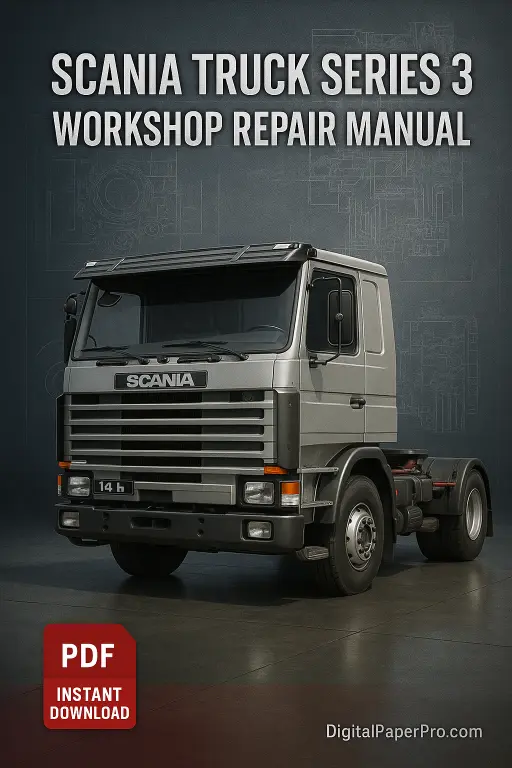 Scania Truck Series 3 Workshop Repair Manual PDF (Up to 1996)