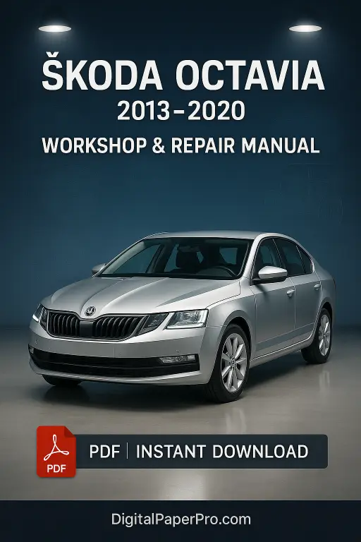 Skoda Octavia Workshop Manual 2013–2020 | Factory Service & Repair Guide