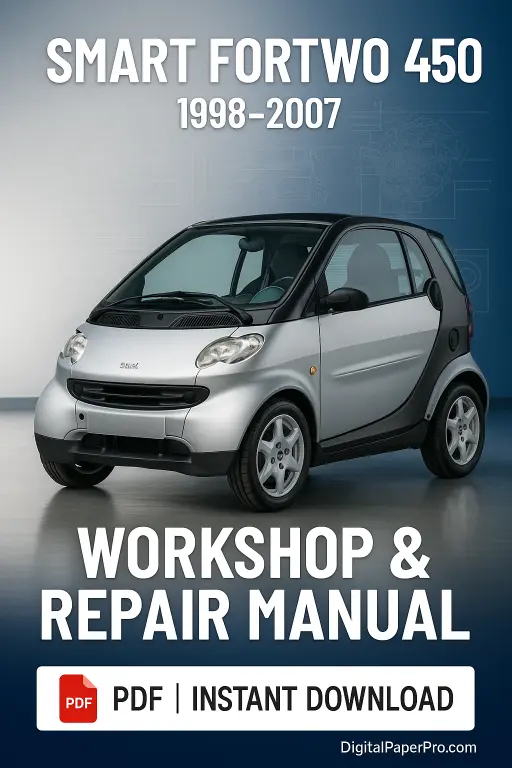 SMART Fortwo 450 Workshop Manual (1998–2007)