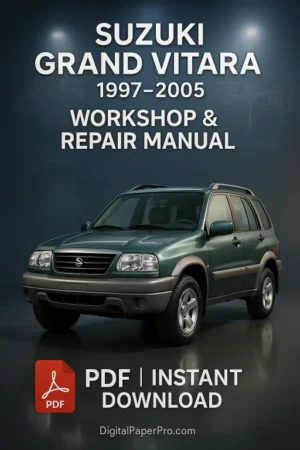 SUZUKI GRAND VITARA Workshop Manual (1997-2005)