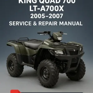 Suzuki King Quad 700 LT-A700X Workshop Manual (2005–2007)