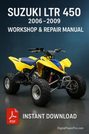Suzuki LTR 450 Workshop Manual (2006–2009)