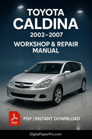 Toyota Caldina Workshop Manual (2002-2007)