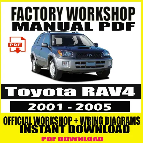 Toyota RAV4 Workshop Manual (2001–2005) – Official PDF Edition