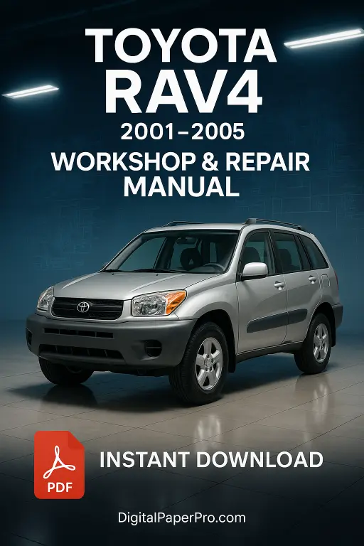 Toyota RAV4 Workshop Manual (2001–2005) – Official Repair Guide PDF