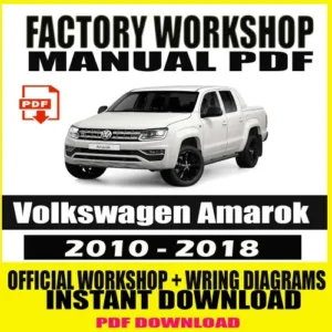 Volkswagen Amarok Workshop Manual (2010-2018)