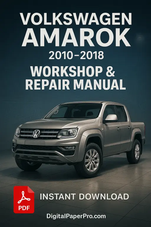 Volkswagen Amarok Workshop Manual 2010–2018 | Official Service & Repair Guide