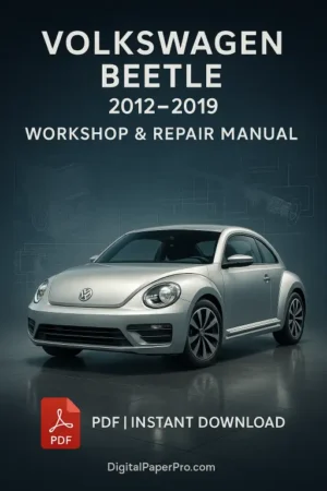 Volkswagen Beetle Workshop Manual (2012–2019) | Official Service & Repair PDF