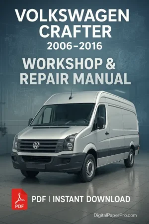 Volkswagen Crafter Workshop Manual (2006–2016) | Official Service & Repair PDF