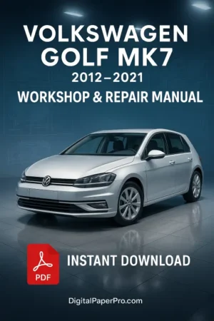 Volkswagen Golf MK7 Workshop Manual (2012-2021)