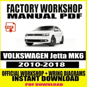 Volkswagen Jetta MK6 Workshop Manual (2010–2018)