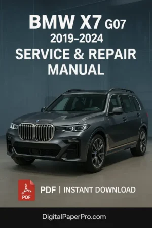 BMW X7 G07 Workshop Manual (2019-2024)