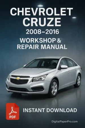 Workshop Manual Chevrolet Cruze (2008-2016)