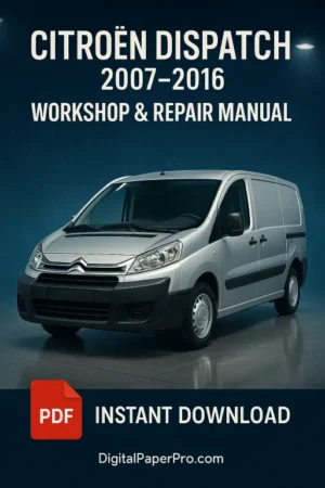 Workshop Manual Citroën Dispatch (2007-2016)