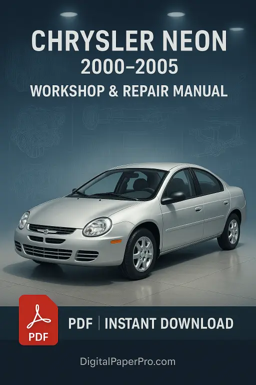 Workshop Manual Chrysler Neon 2000–2005 | Official Factory Service PDF