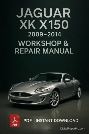 Workshop Manual Jaguar XK X150 (2009–2014)