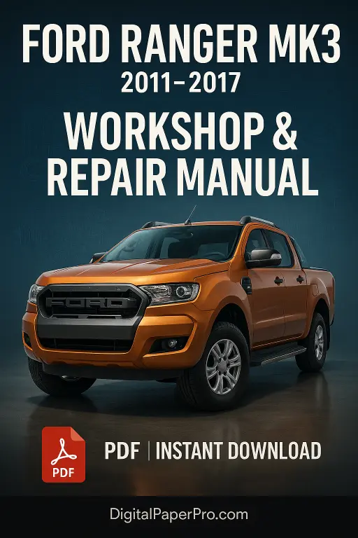 Workshop Manual Ford Ranger MK3 (2011–2017) | Official PDF Repair Guide
