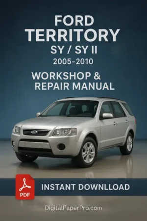 Workshop Manual Ford Territory SY / SY II (2005-2010)