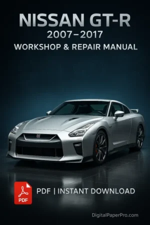 Workshop Manual NISSAN GT-R (2007-2017)