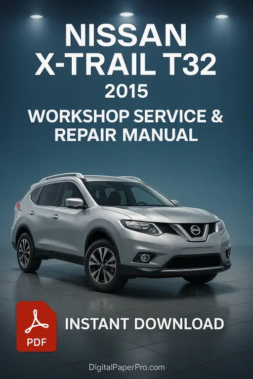 NISSAN X Trail T32 Workshop Service Repair Manual (2015) | Official PDF