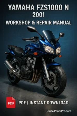 YAMAHA FZS1000 N Workshop Manual (2001)