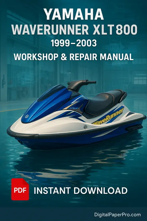 Yamaha Waverunner XLT800 Workshop Manual 1999–2003 | Official Service PDF